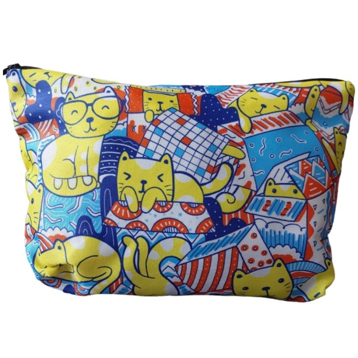 Necessaire Gato amarelo